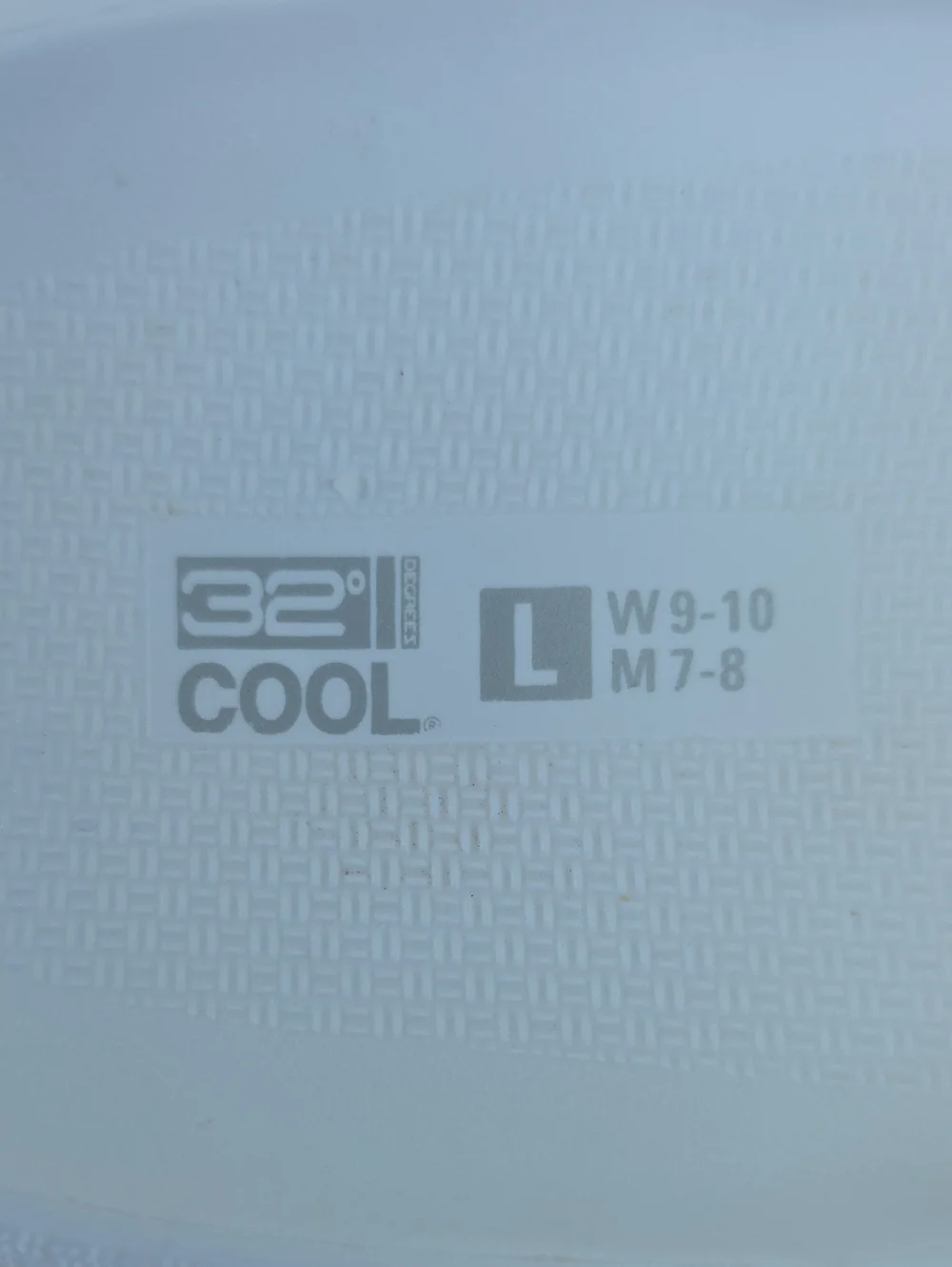 32° COOL White Flip Flop Slides